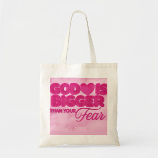 Bolsa Tote O bem é maior que o seu medo (Bolsa TOTE)