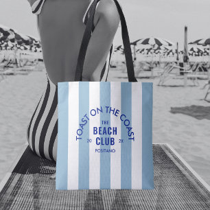 Bolsa Tote O Brinde Do Clube De Praia Na Faixa Azul Costeira