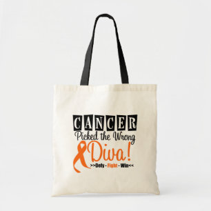 Bolsa Tote O câncer de rim escolheu a diva errada v3