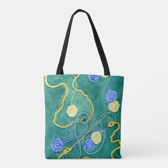Bolsa Tote O Caos Primordial por Hilma af Klint  (Verso)