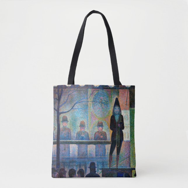 Bolsa Tote O Circo da Vida Paralela, Seurat (Frente)