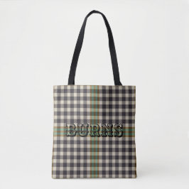 Bolsa Tote O clã queima o Tartan