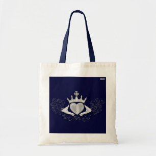 Bolsa Tote O Claddagh (prata)
