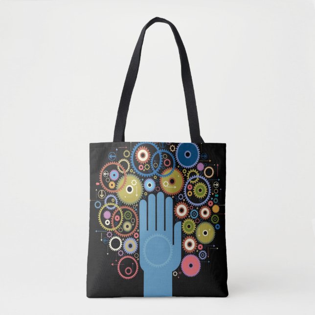 Bolsa Tote O conceito do movimento (Frente)