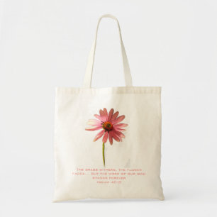 Bolsa Tote O Cone Cor-De-Rosa Flói Os Retentores De Grama, Ma