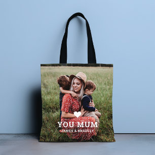 Bolsa Tote O CORAÇÃO BEM TE AMA Foto do Dia de as mães MÃE