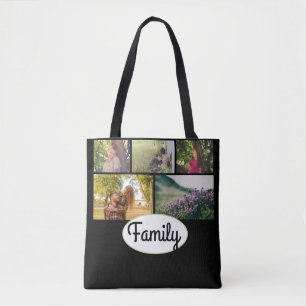 Bolsa Tote O costume elegante adiciona sua própria colagem d