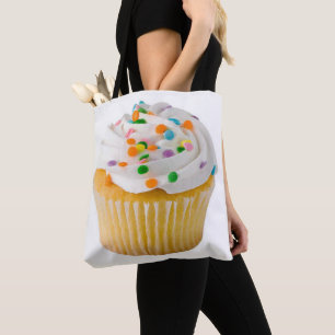 Bolsa Tote O cupcake com polvilha popular enorme