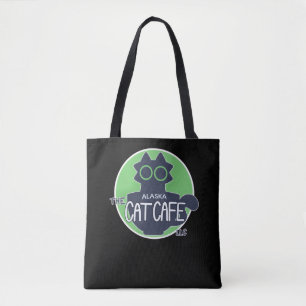 Bolsa Tote O Design Clássico do Logotipo do Alaska Cat Cafe