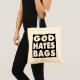 Bolsa Tote O deus deia as bolsas (Frente (produto))