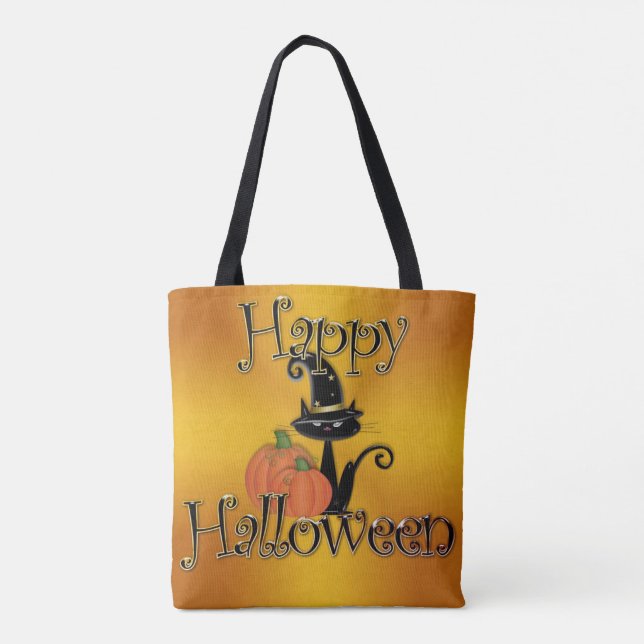 Bolsa Tote O Dia das Bruxas (Verso)