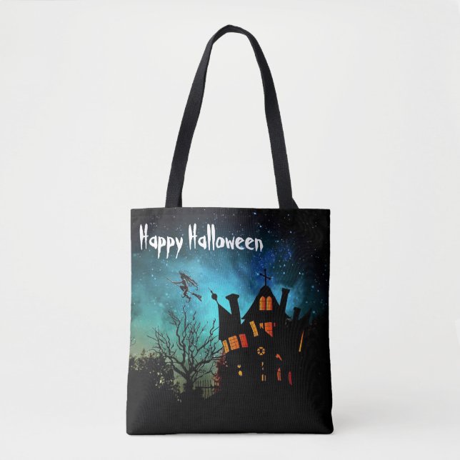 Bolsa Tote O Dia das Bruxas (Frente)