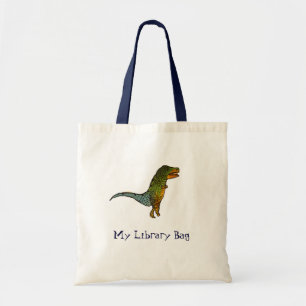 Bolsa Tote O dinossauro bonito de T-Rex caçoa o saco da