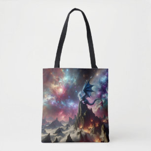 Bolsa Tote O Dragão e as Estrelas