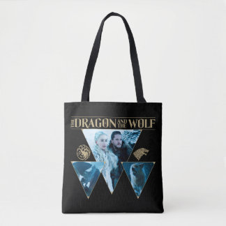 Bolsa Tote O Dragão e o Wolf Daenerys e Jon Graphic