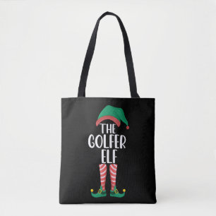 Bolsa Tote O Elfo Golfista Família Golf Correspondente Natal
