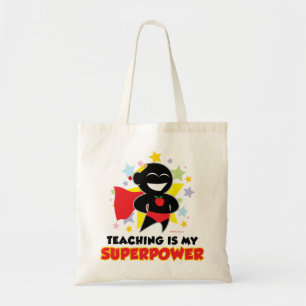 Bolsa Tote O ensino é minha superpotência