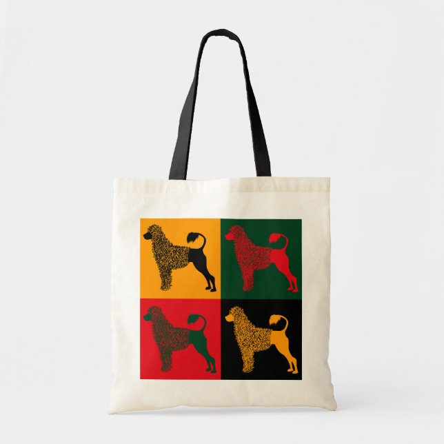 Bolsa Tote O esperto cão-d'água português (Frente)