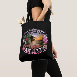 Bolsa Tote O Espírito da Aloha está me chamando de volta pa