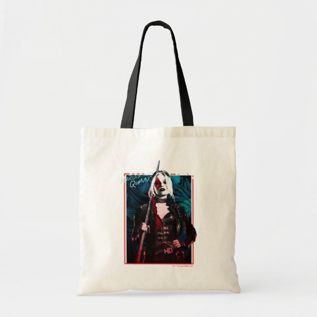 Bolsa Tote O Esquadrão Suicida | Harley Quinn & Green Ferns (Frente)