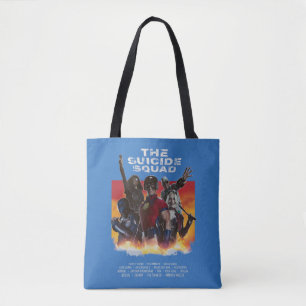Bolsa Tote O Esquadrão Suicida Poster de filme com estilo