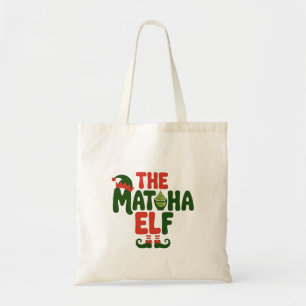 Bolsa Tote O Fada Matcha Divertido Bebida de Natal Matcha