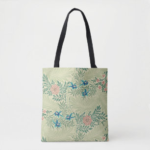 Bolsa Tote O famoso padrão Larkspur de William Morris