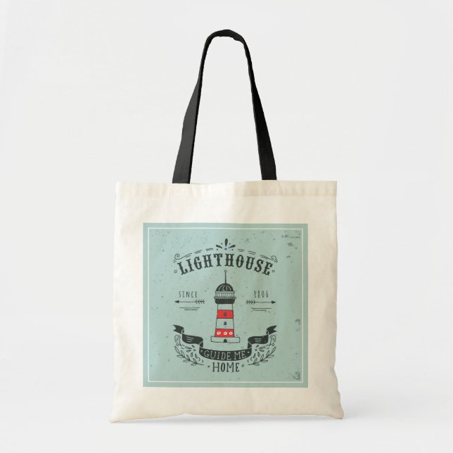 Bolsa Tote O farol guia-me o poster Home (Frente)