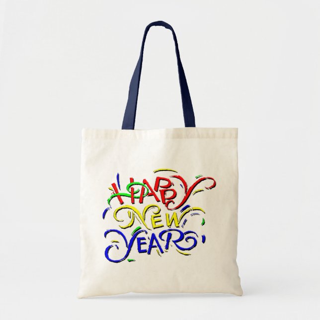Bolsa Tote O feliz ano novo (Frente)