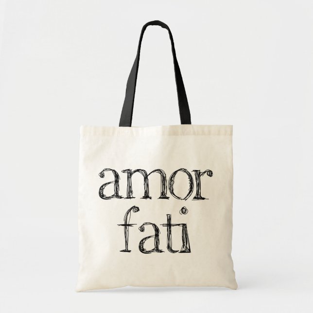 Bolsa Tote O Filósofo Moderno: Amor Fati (Frente)