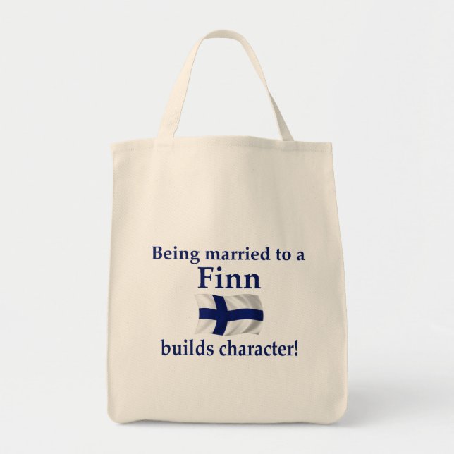 Bolsa Tote O Finn constrói o caráter (Frente)