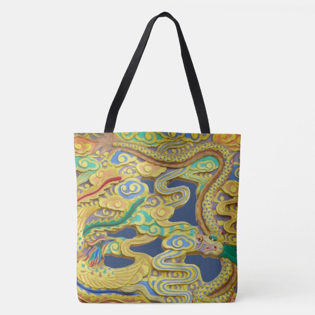 Bolsa Tote O Firebird e o Dragão em um (Frente)