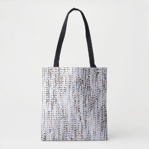 Bolsa Tote O fundo conceitual deixa o padrão de desenho. Styl