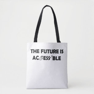 Bolsa Tote O futuro é a linguagem de sinais ASL acessível Bra