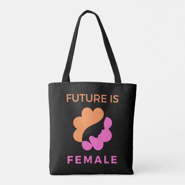 Bolsa Tote O Futuro É Feminista Feminista (Verso)
