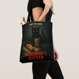 Bolsa Tote O Gatinho de Rosemary – Paródia de Gato de Terror 