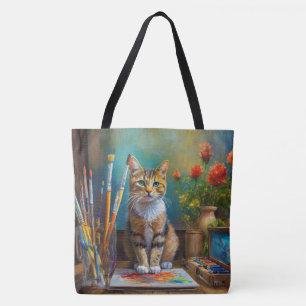 Bolsa Tote O Gato Artístico