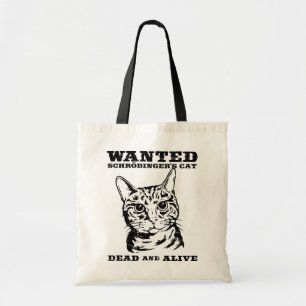 Bolsa Tote O gato de Schrodinger quis inoperante ou vivo