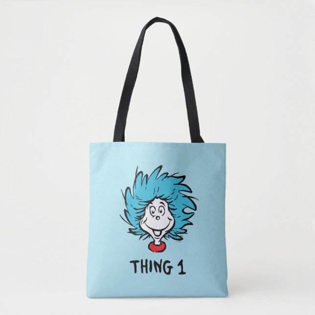 Bolsa Tote O Gato no Chapéu | Coisa Um (Frente)