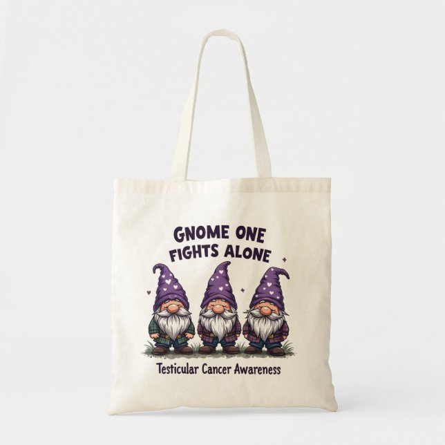 Bolsa Tote O Gnome One luta sozinho contra a consciência do C (Frente)