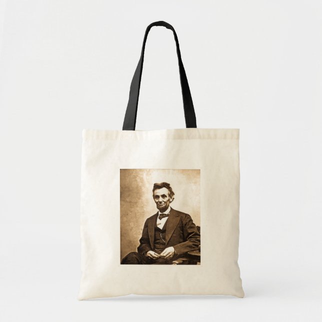 Bolsa Tote O grande Emancipator - Abe Lincoln (1865) (Frente)