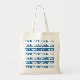 Bolsa Tote O grego azul tradicional acena a sacola