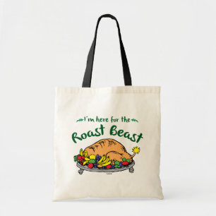 Bolsa Tote O Grinch Estou Aqui pelo Assado Quote