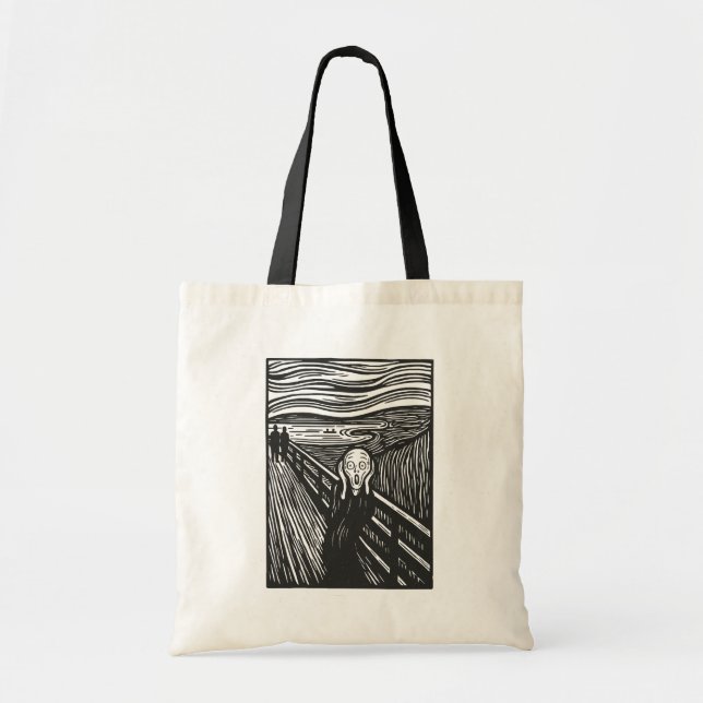 Bolsa Tote O Gritar de Edvard Munch (Frente)