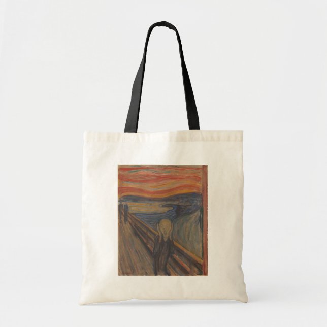 Bolsa Tote O Gritar do Horror por Edvard Munch 1893 (Frente)
