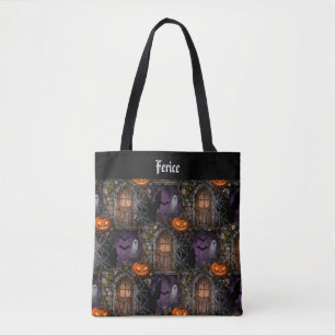 Bolsa Tote O Halloween do Pátio Assombrado