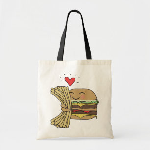 Bolsa Tote O hamburguer ama fritadas
