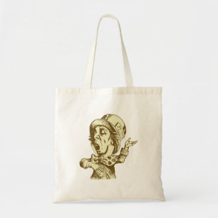 Bolsa Tote O Hatter louco cobriu o Sepia