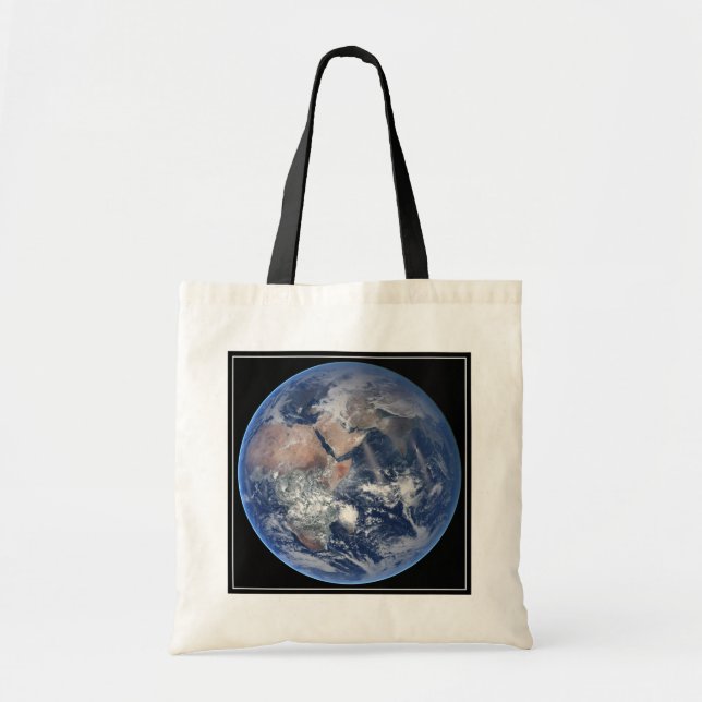 Bolsa Tote O Hemisfério Leste No Planeta Terra. (Frente)