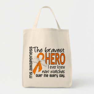 Bolsa Tote O herói o mais bravo eu conheci nunca o MS